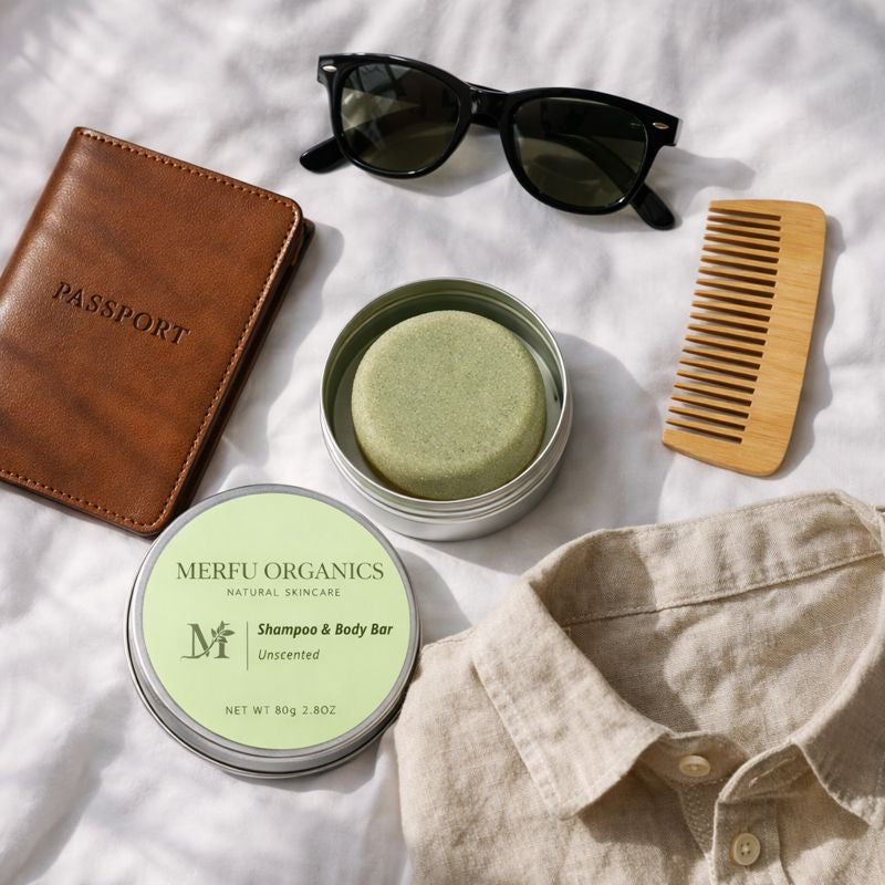 Unscented 2-in-1 Shampoo & Body Bar – Umrah Friendly