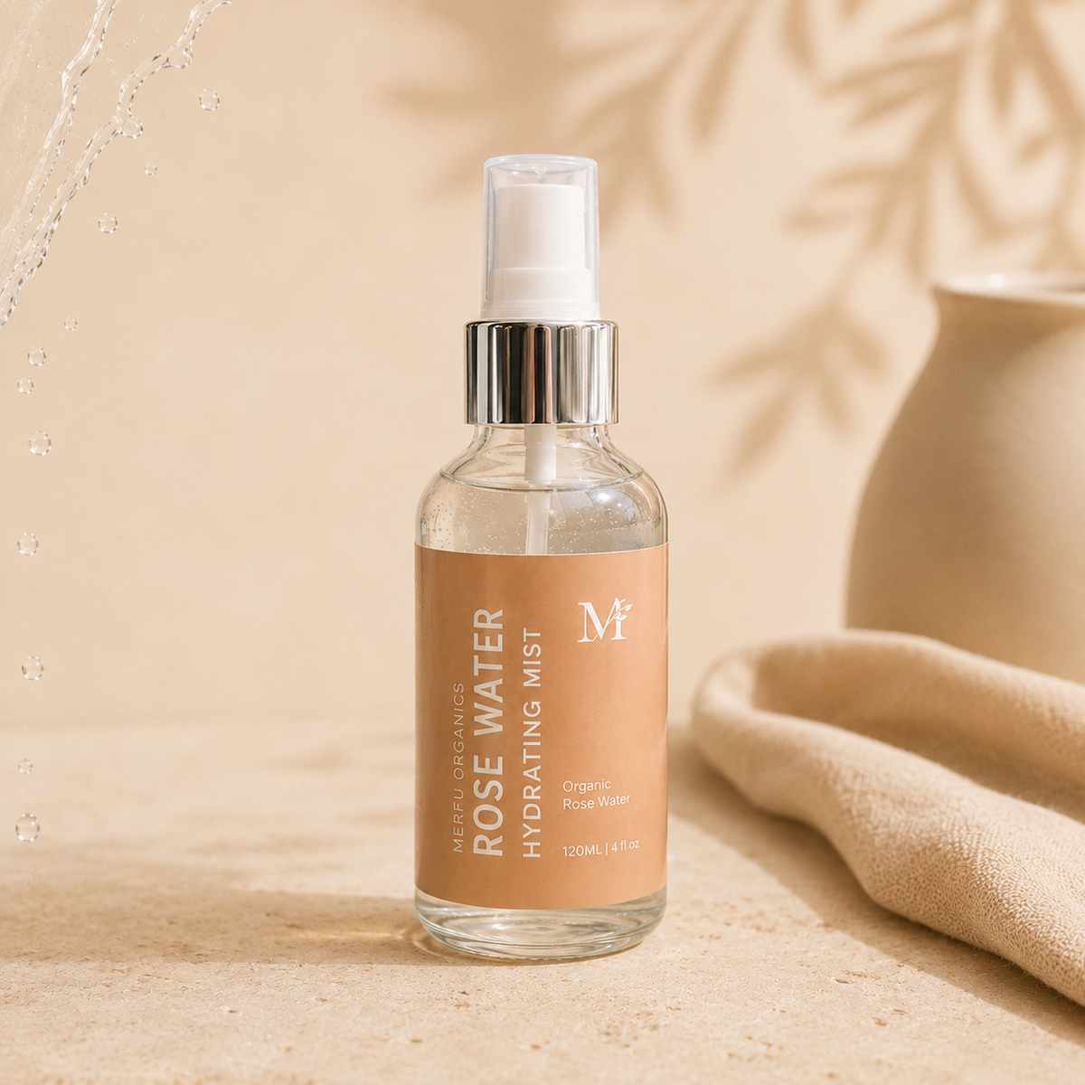 Rose Water Hydrating Mist – Rose Hydrosol Toner