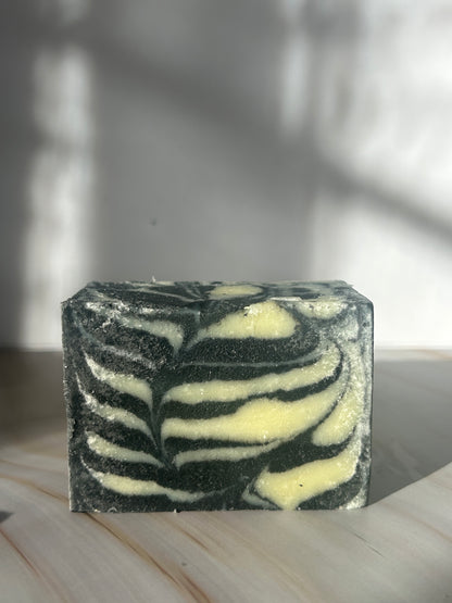 Charcoal Silk Soap