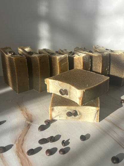 Morning Coffee exfoliating soap
