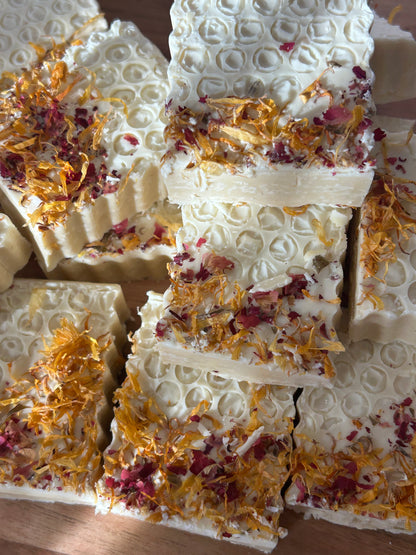 Honey Oat Soap  with botanicals