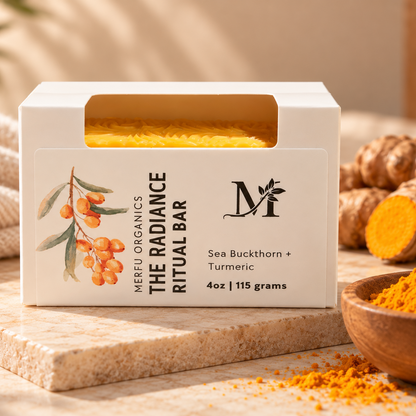 The Radiance Ritual Bar |Turmeric +  Sea Buckthorn Berry Oil Natural Soap