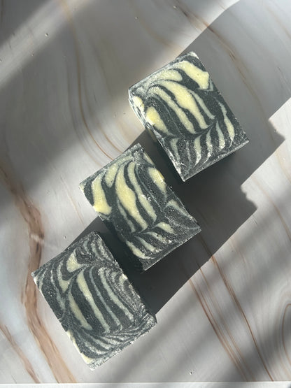 Charcoal Silk Soap