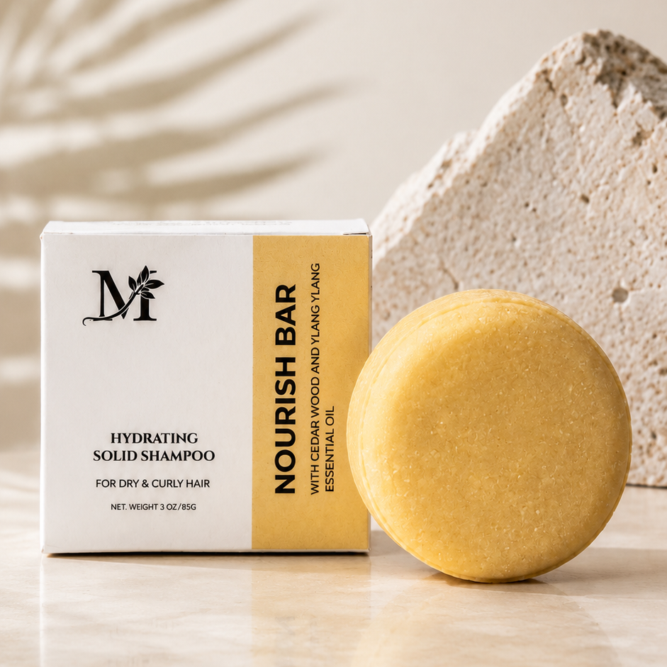 Solid Shampoo  for Dry / Curly Hair  -Velvet Curls
