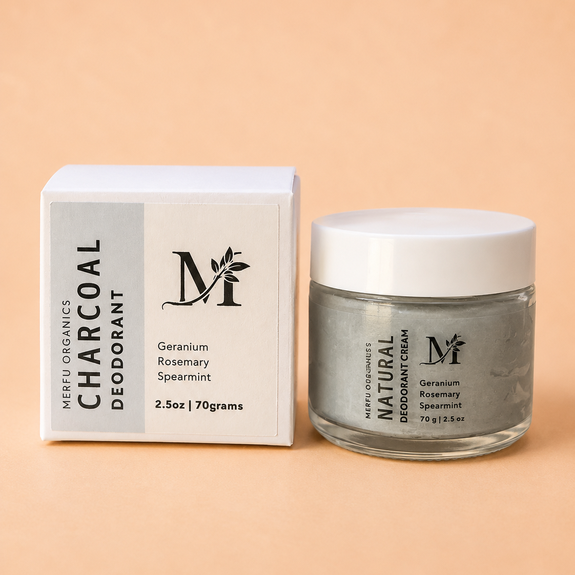 Natural Deodorant with Activated Charcoal