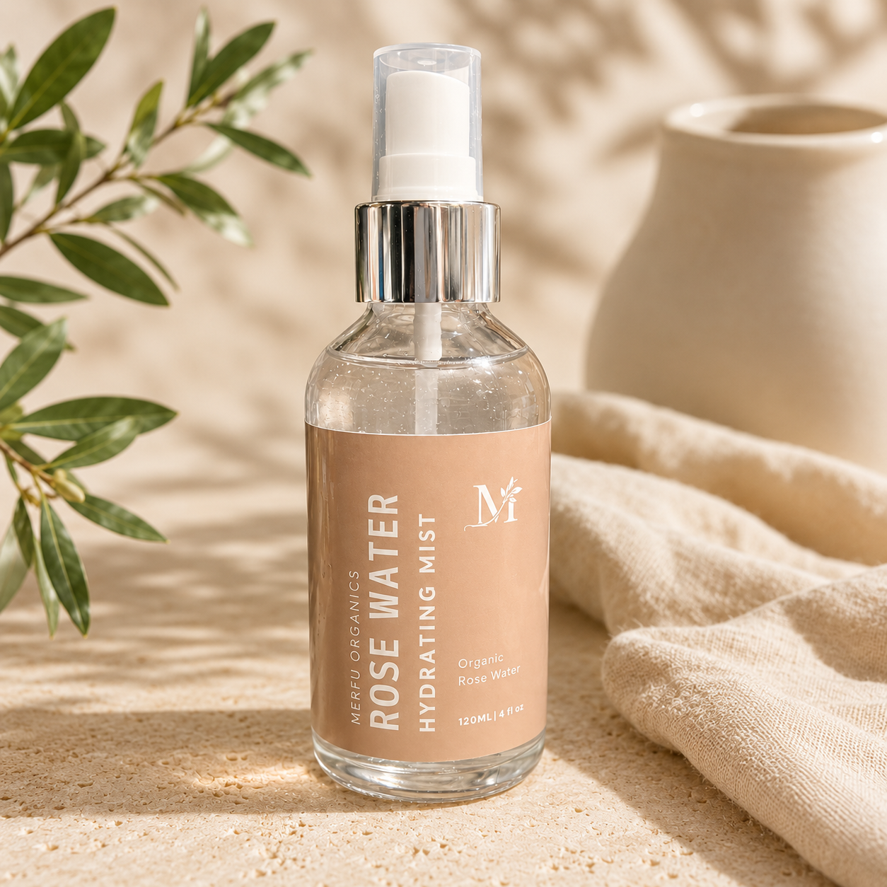 Rose Water Hydrating Mist – Rose Hydrosol Toner