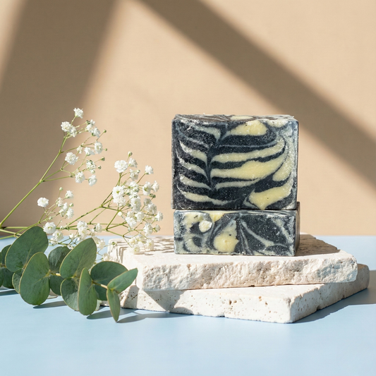 Charcoal Silk Soap