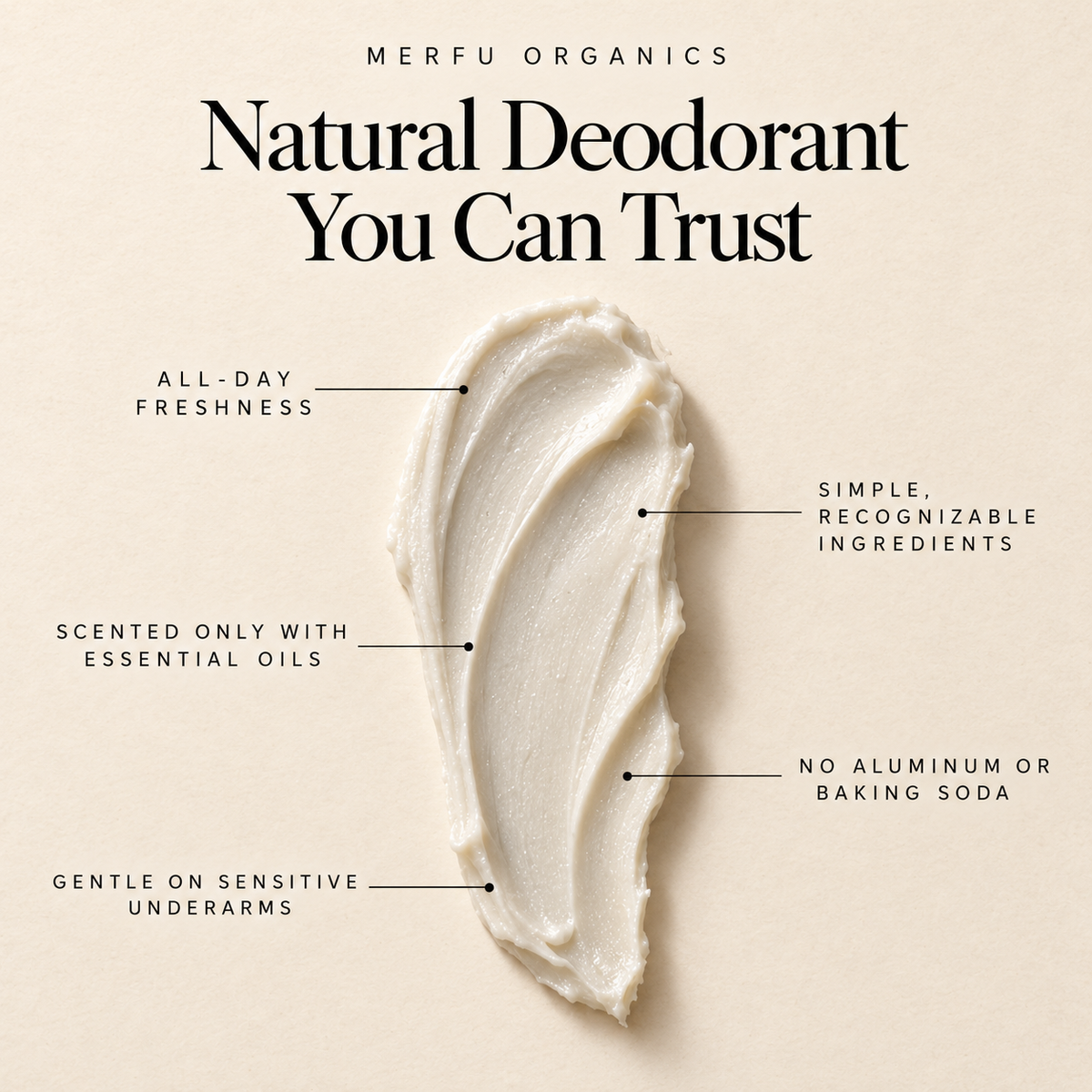 Natural Deodorant Grapefruit Lemon