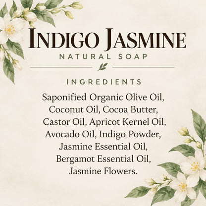 Indigo Jasmine Natural Soap